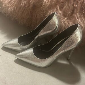 Aldo silver heels